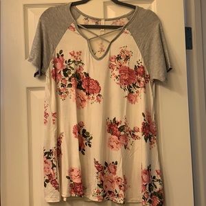 Pinkblush Floral Maternity Top